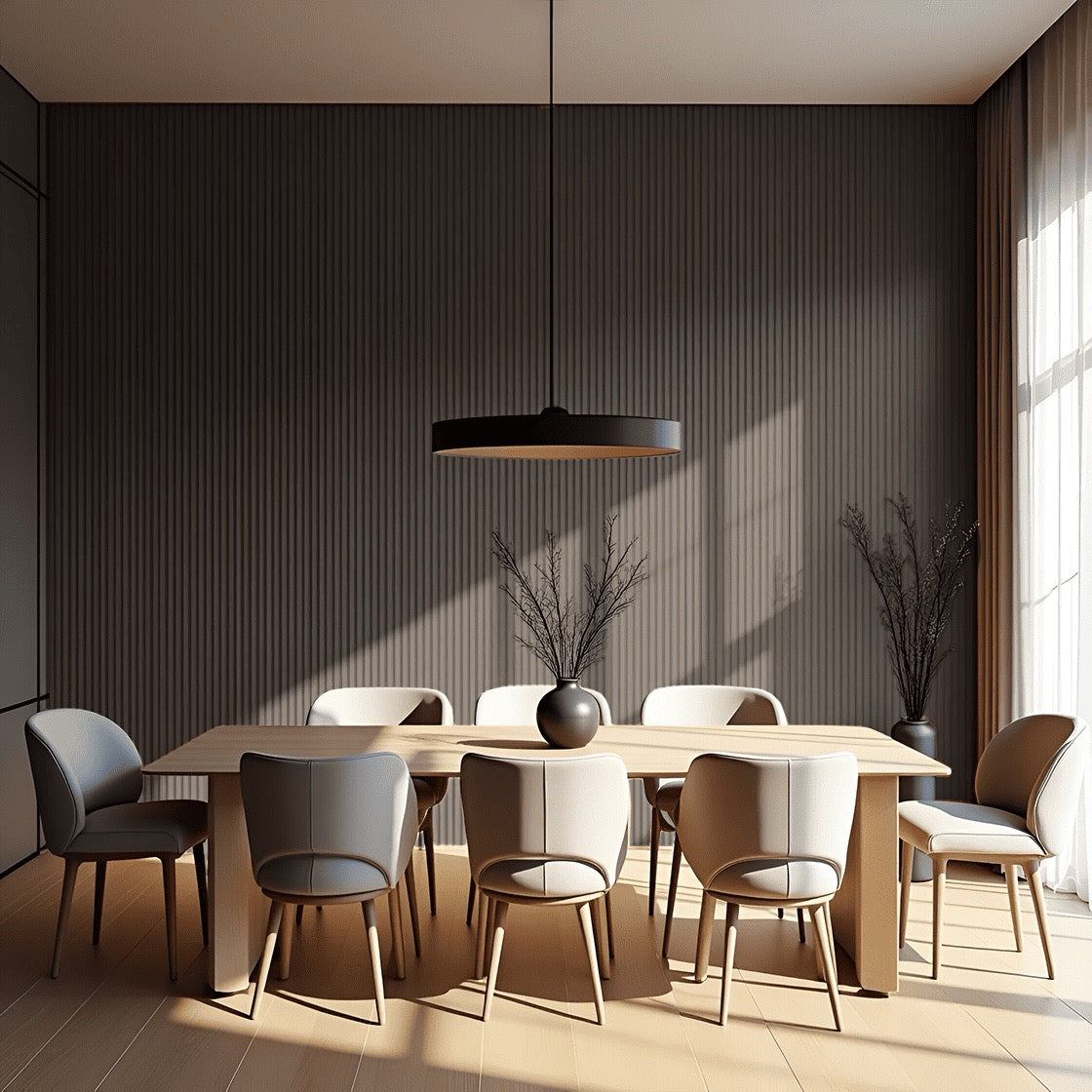 Nroro 37AS Espresso Walnut slat panel