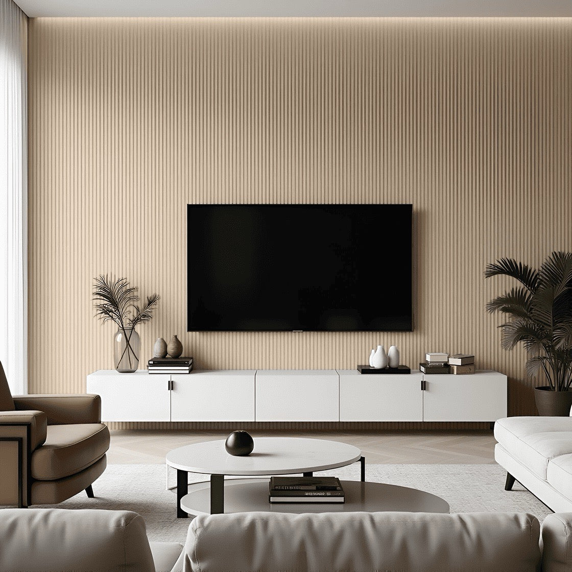 Nroro 43AS Honey Oak slat panel