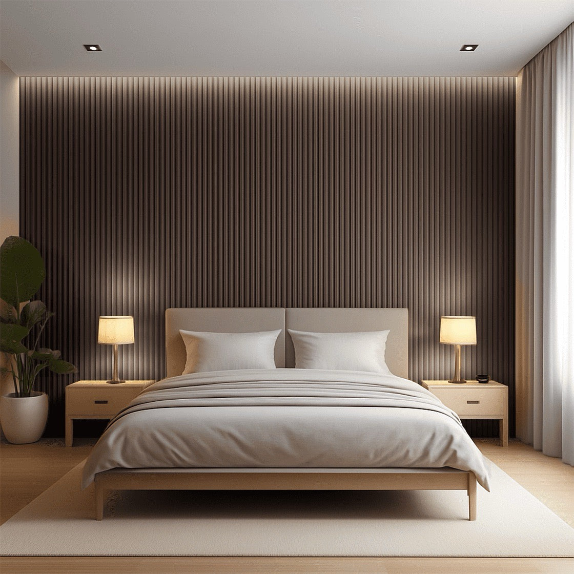 Nroro 37AS Espresso Walnut slat panel