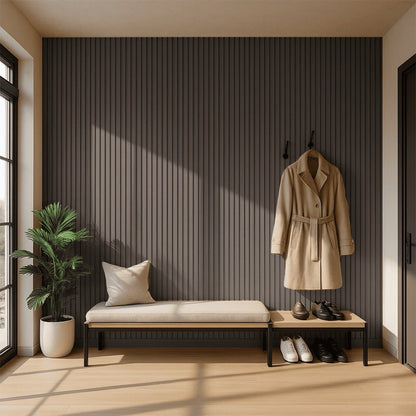 Nroro 37AS Espresso Walnut slat panel