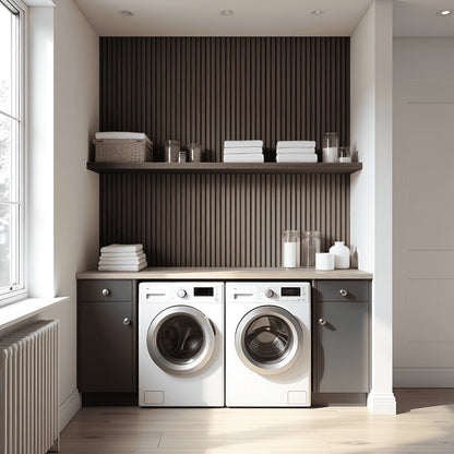 Nroro 37AS Espresso Walnut slat panel