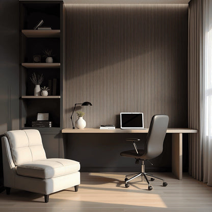 Nroro 37AS Espresso Walnut slat panel