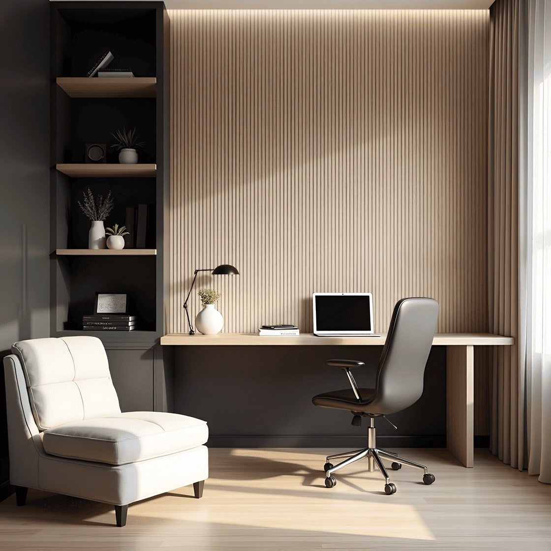 Nroro 43AS Honey Oak slat panel