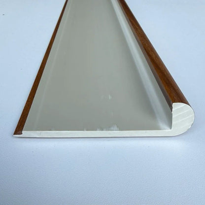 Flush stair nose (colour-matched)